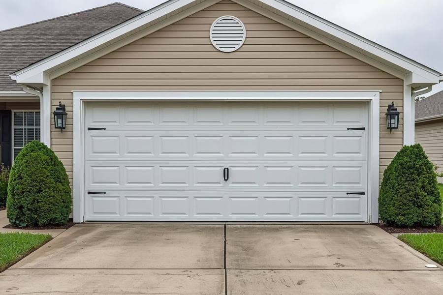 New garage door installed by Albi Garage Doors in Boston MA