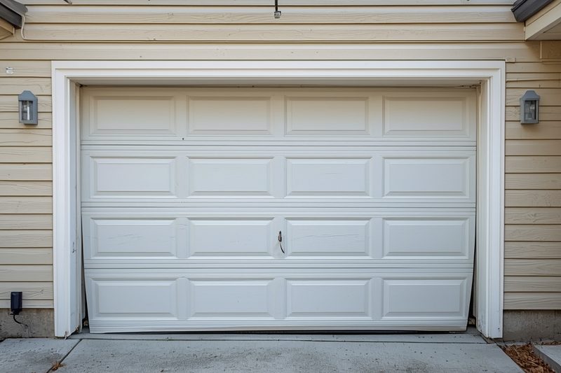 Off-track garage door repair service Boston MA